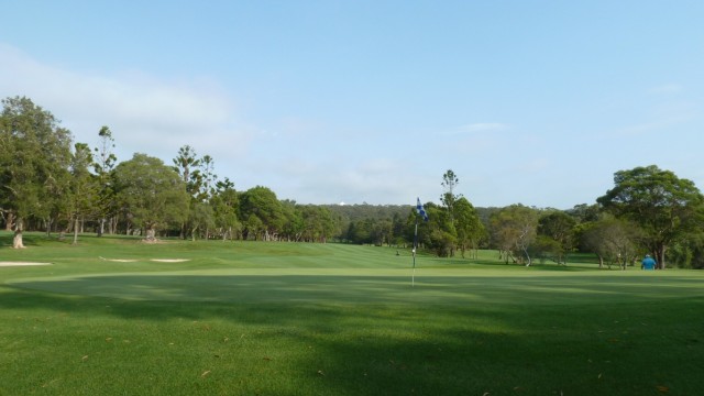 Looking back from the 10th green at Monash Country Club