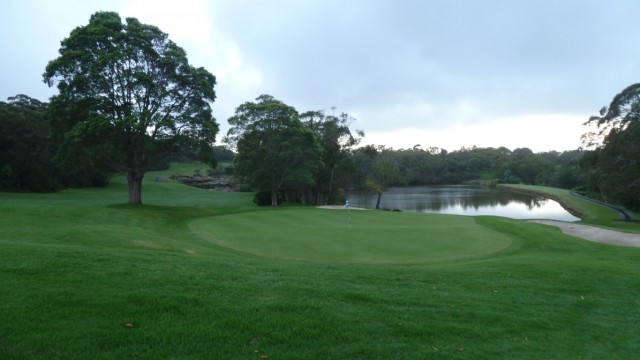 Looking back from the 14th green at Monash Country Club