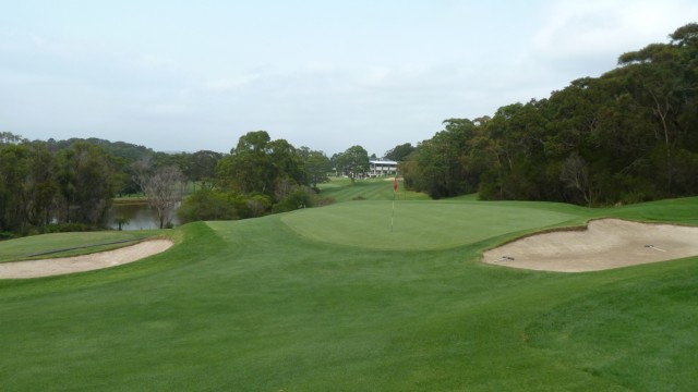 The 17th green at Monash Country Club