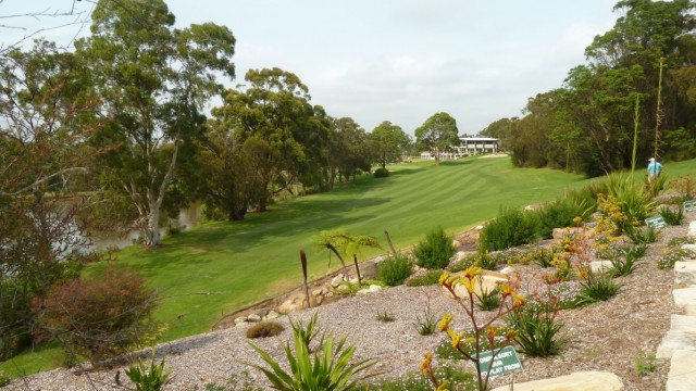 The 18th fairway at Monash Country Club