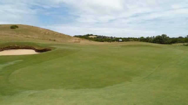 The 10th green at Moonah Links Open Course