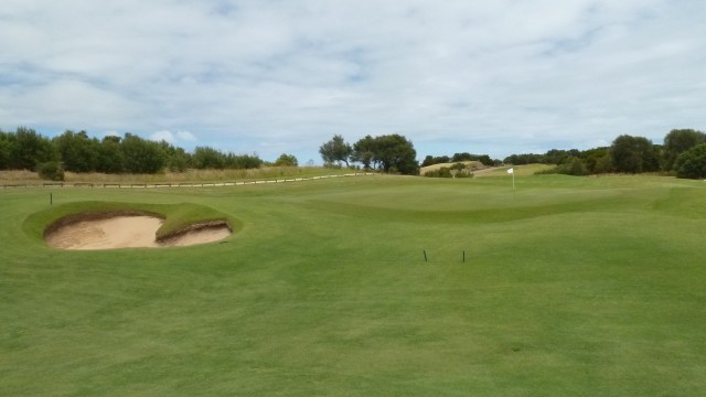 The 12th green at Moonah Links Open Course