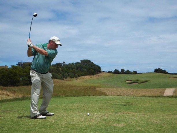 The 12th tee at Moonah Links Open Course