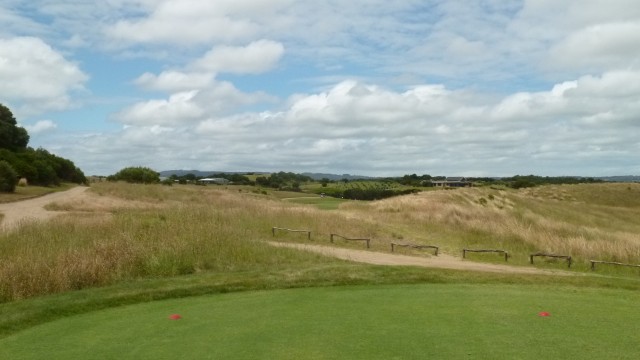 The 14th tee at Moonah Links Open Course