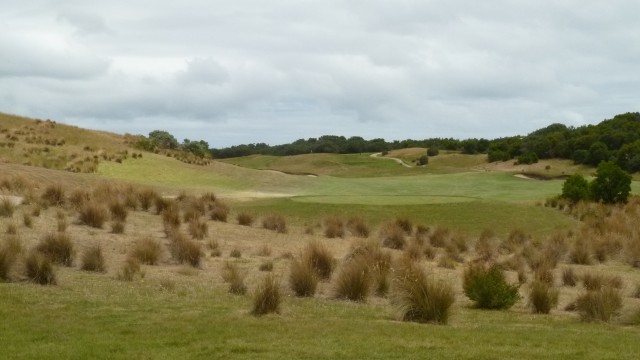 The 16th tee at Moonah Links Open Course