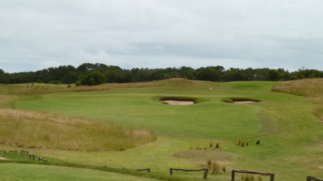 The 17th tee at Moonah Links Open Course