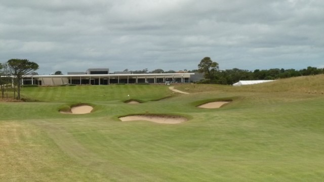 The 18th fairway at Moonah Links Open Course