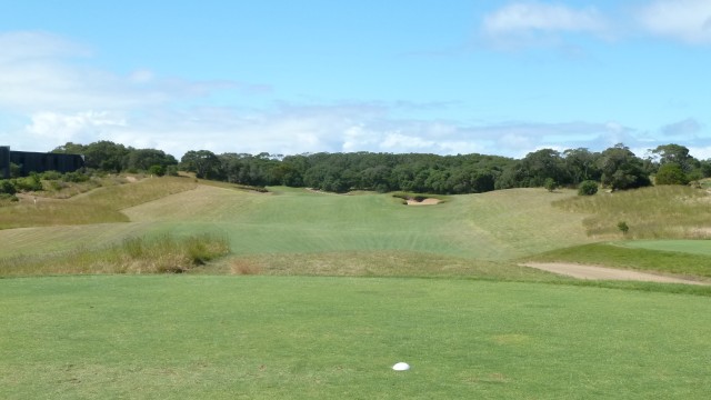 The 1st tee at Moonah Links Open Course