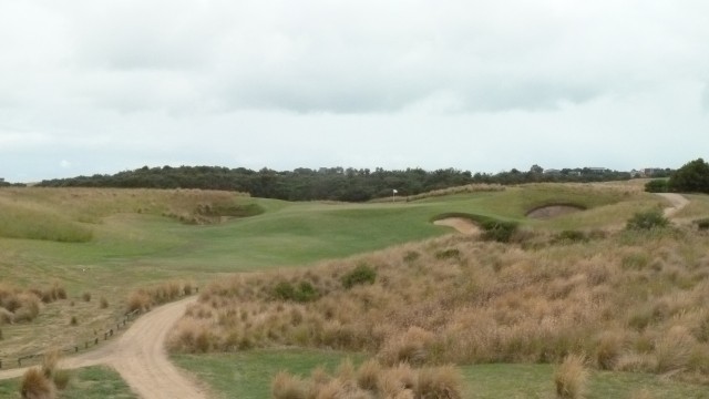 The 5th tee at Moonah Links Open Course