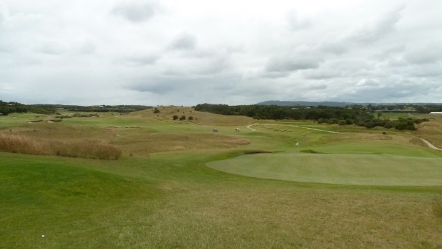 The 7th green at Moonah Links Open Course