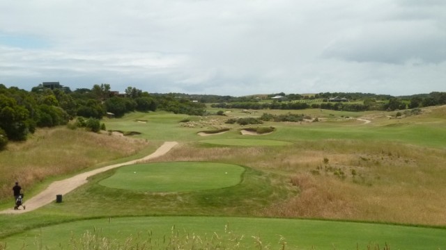 The 8th tee at Moonah Links Open Course