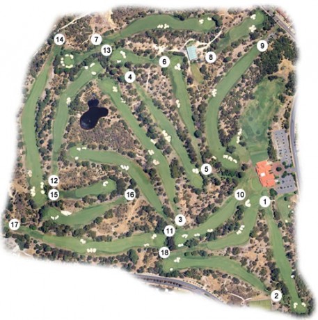 Course map for Mt Lawley Golf Club