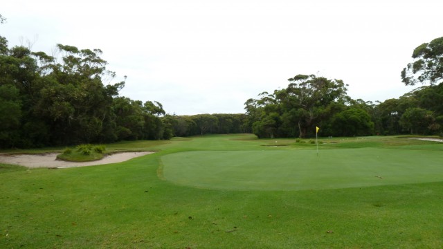 The 16th green at Narooma Golf Club