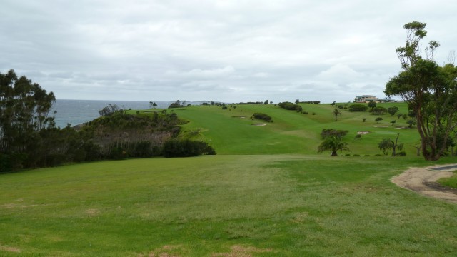 The 2nd tee at Narooma Golf Club