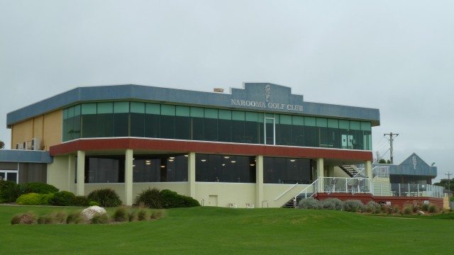 The clubhouse at Narooma Golf Club