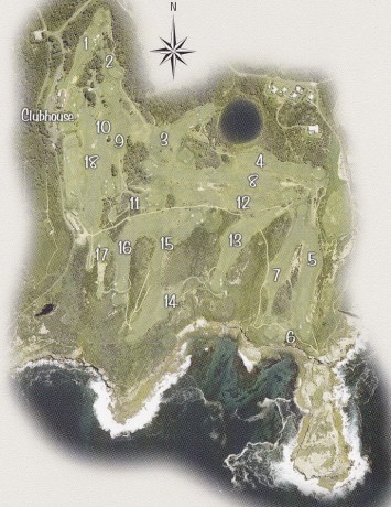 Course map for NSW Golf Club