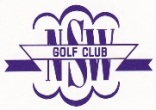 The logo for NSW Golf Club