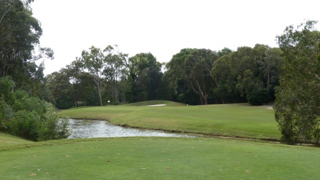 The 14th tee at Palmer Coolum Resort