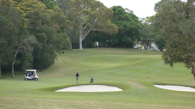 The 17th fairway at Palmer Coolum Resort