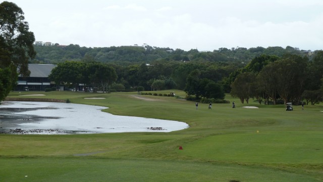 The 18th tee at Palmer Coolum Resort