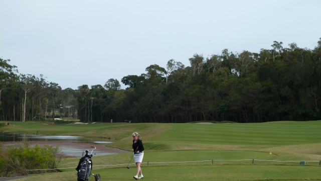 The 1st tee at Palmer Coolum Resort