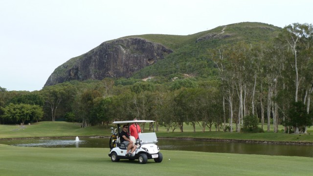 Mt Coolum in the background of Palmer Coolum Resort