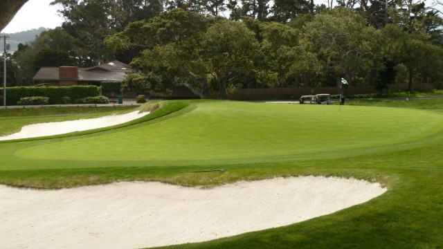 The 14th green at Pebble Beach Golf Links