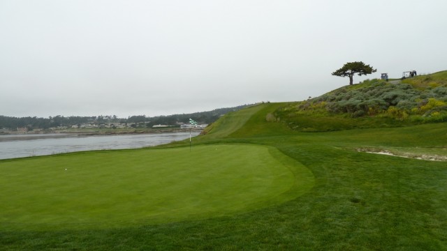 The 7th green at Pebble Beach Golf Links