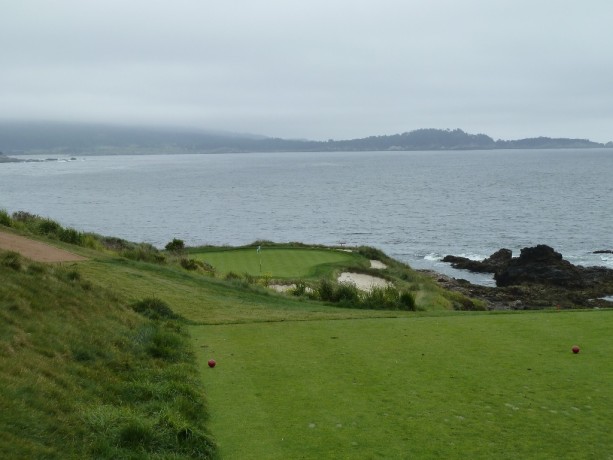 The 7th tee at Pebble Beach Golf Links