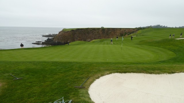 The 8th green at Pebble Beach Golf Links