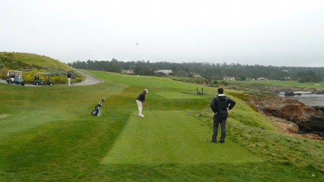 The 8th tee at Pebble Beach Golf Links