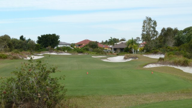 The 4th tee at Pelican Waters Golf Club