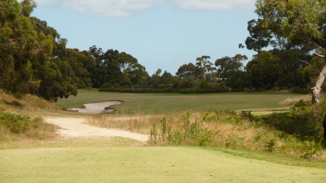 The 18th tee at Peninsula Kingswood Country Golf Club North