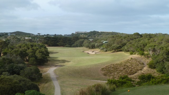 The 11th tee at Portsea Golf Club