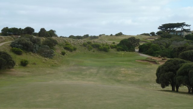 The 12th fairway at Portsea Golf Club