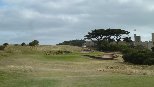 The 13th tee at Portsea Golf Club