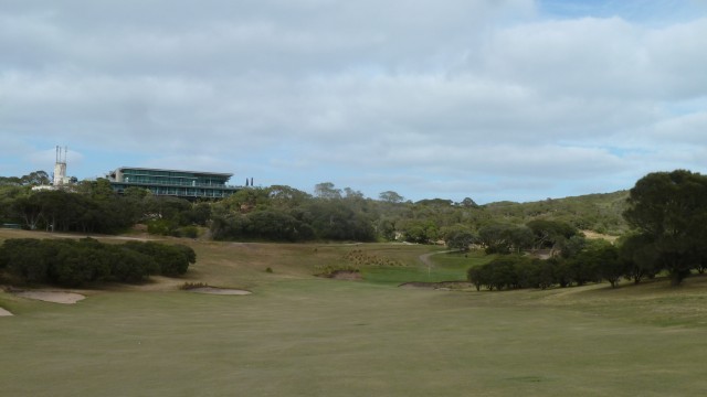 The 14th fairway at Portsea Golf Club