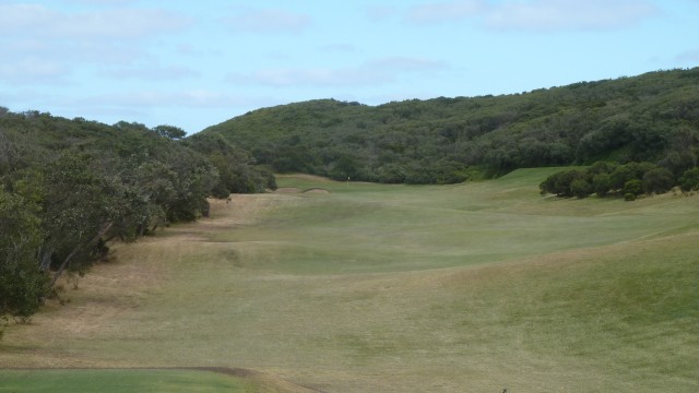 The 17th tee at Portsea Golf Club