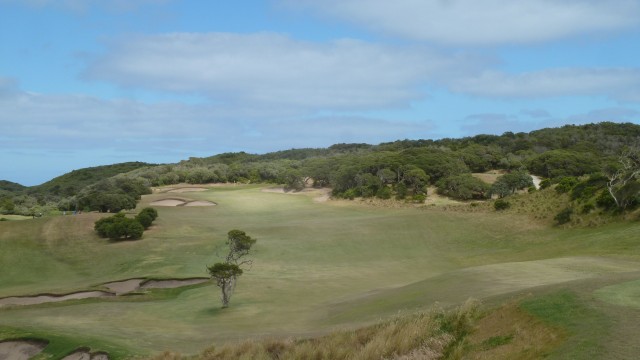 The 1st tee at Portsea Golf Club