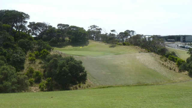 The 2nd tee at Portsea Golf Club