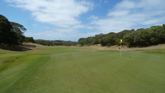 The 3rd green at Portsea Golf Club