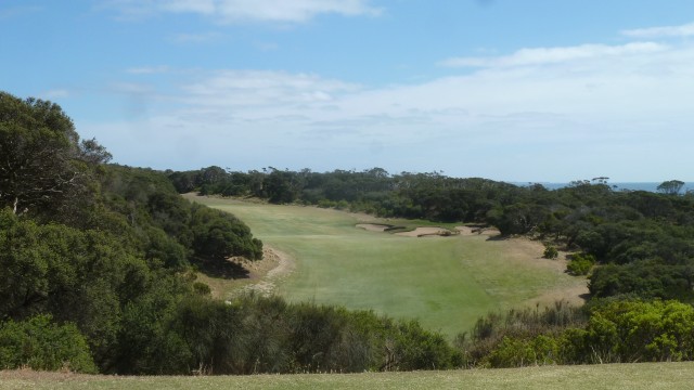 The 3rd tee at Portsea Golf Club