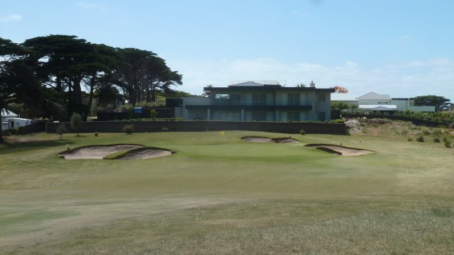 The 4th green at Portsea Golf Club