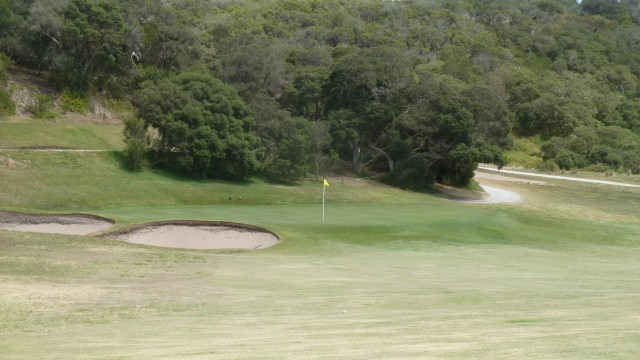 The 5th green at Portsea Golf Club