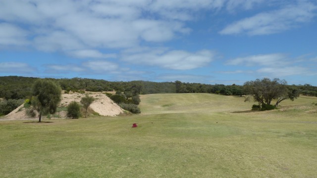 The 5th tee at Portsea Golf Club