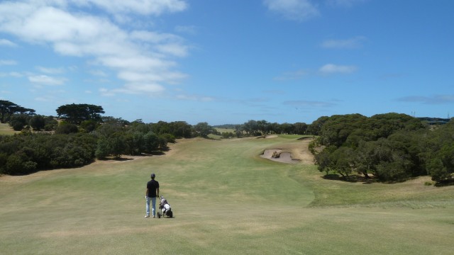 The 6th fairway at Portsea Golf Club