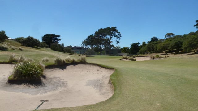 The 8th fairway at Portsea Golf Club