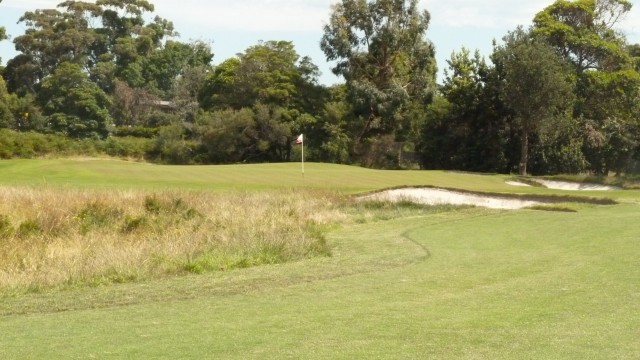 The 12th green at Royal Melbourne Golf Course (West)