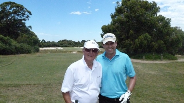 The 15th tee at Royal Melbourne Golf Course (West)