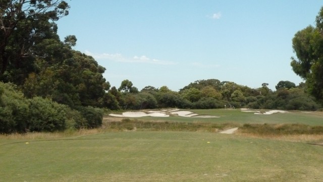 The 16th tee at Royal Melbourne Golf Course (West)